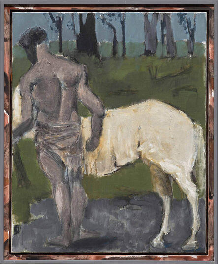 Markus Lüpertz, ‘"Weißes Pferd (White Horse)"’, 2017
