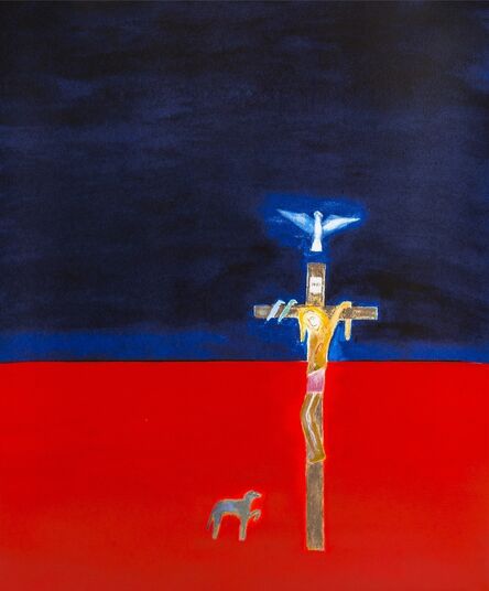 Craigie Aitchison, ‘Crucifixion’, 2001