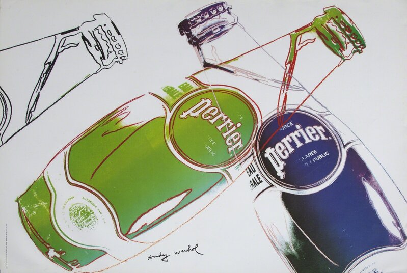 Andy Warhol, ‘Perrier’, 2013, Print, Offset lithograph on paper, Julien's Auctions
