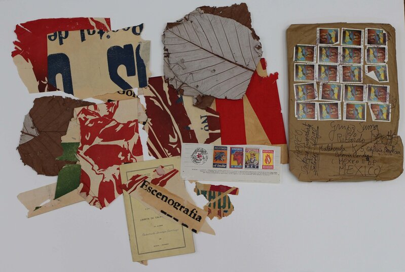 Grupo Suma, ‘Tirage’, 1970-1978, Drawing, Collage or other Work on Paper, Vintage paper and stamps, foliage, Bienvenu Steinberg & J