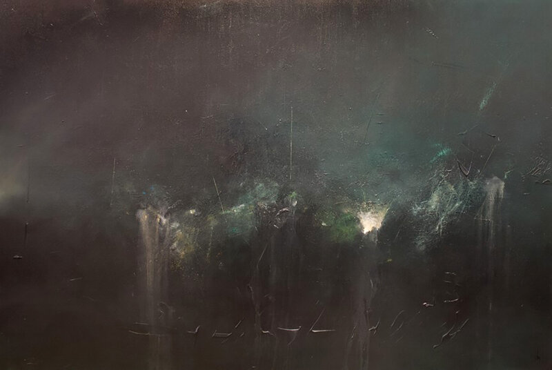 Derrick Breidenthal, ‘Good Night ’, 2018, Painting, Oil on panel, Moberg Gallery