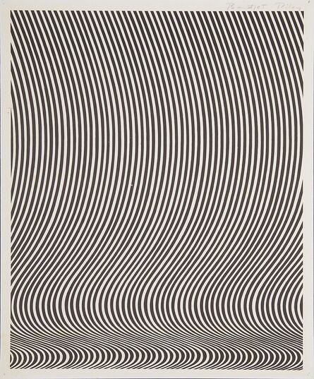 Bridget Riley, ‘Untitled (New York: Robert Feigen Gallery)’, 1965