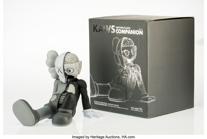 KAWS, ‘Companion (Resting Place) (Grey)’, 2013, Other, Painted cast vinyl, Heritage Auctions