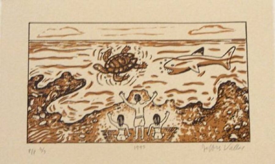 Tonga Suite #4 Print by Jeffrey Vallance