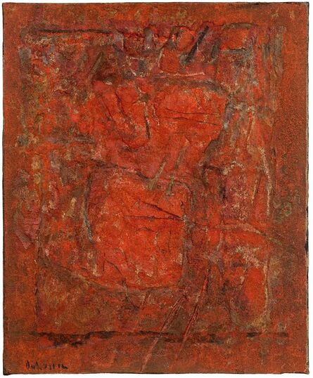 Karl Fred Dahmen, ‘Zentrum in Rot No. 9’, 1961
