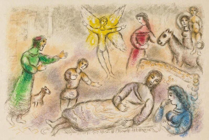 Marc Chagall, ‘Peace Rediscovered (M.830, L'Odyssée)’, 1974, Print, Lithograph, Martin Lawrence Galleries