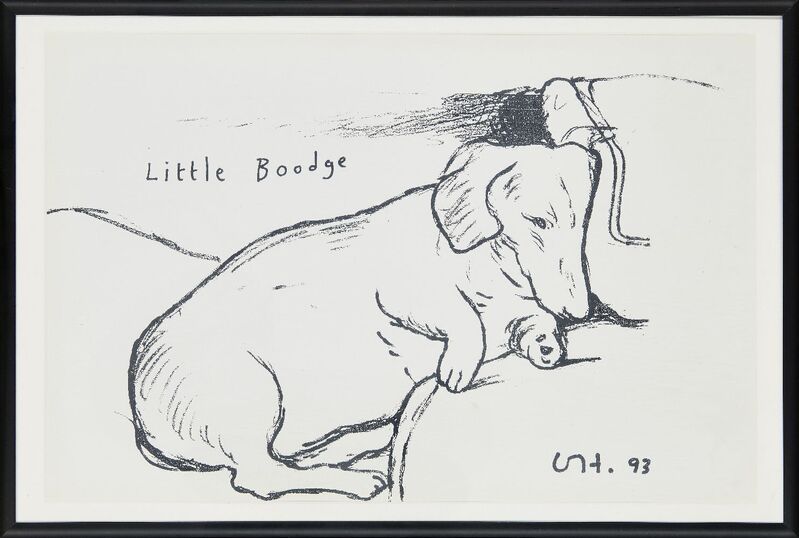 David Hockney, ‘Little Boodge’, 1993, Print, Offset lithographic poster on wove, Roseberys
