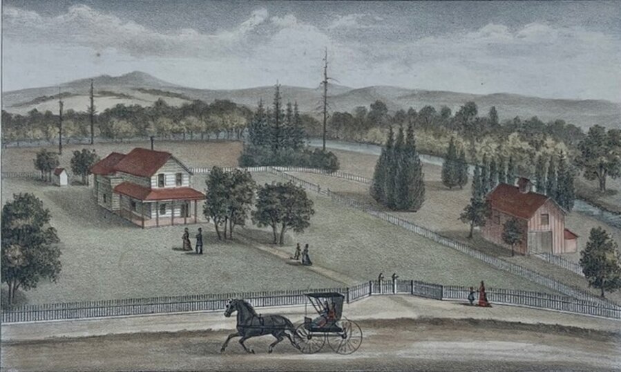 Farm Residence of G.H. Rice, Woodside, San Mateo County, California