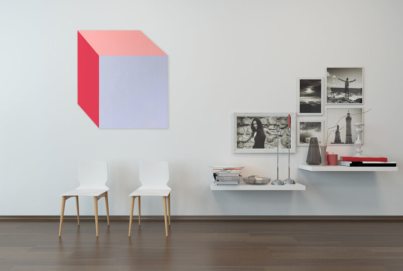 Brent Hallard, ‘Summercloud (Abstract painting)’, 2020, Painting, Acrylic on honeycomb aluminum, IdeelArt