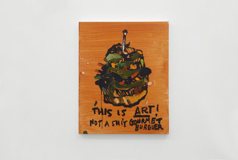 Alvaro Seixas, ‘Untitled Painting  (Not a Shit Gourmet Burguer)’, 2017, Painting, Acrylic on linen, Cavalo