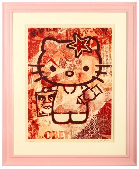 Shepard Fairey, ‘Hello Kitty (Pink)’, 2010