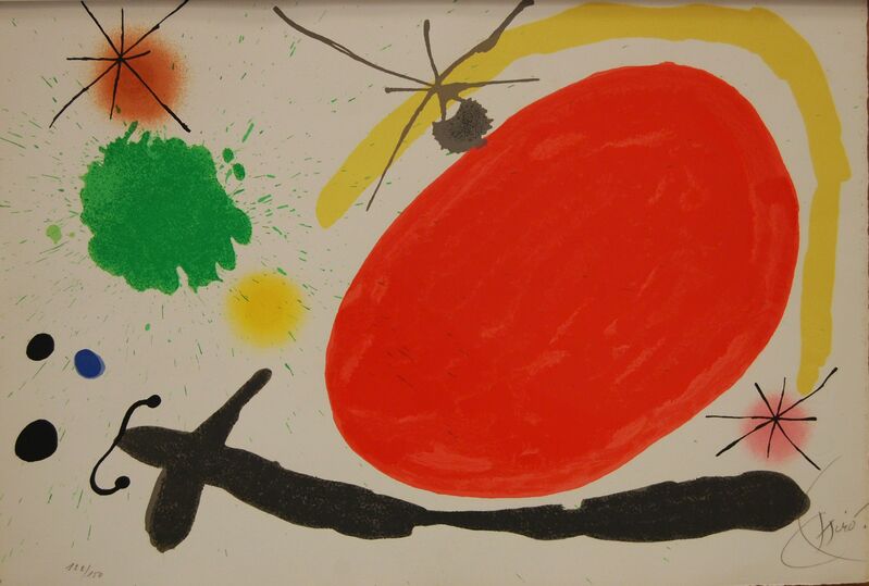Joan Miró, ‘La Japonaise (Japanese Woman)’, 1971, Print, Color Lithograph on wove paper, Baterbys