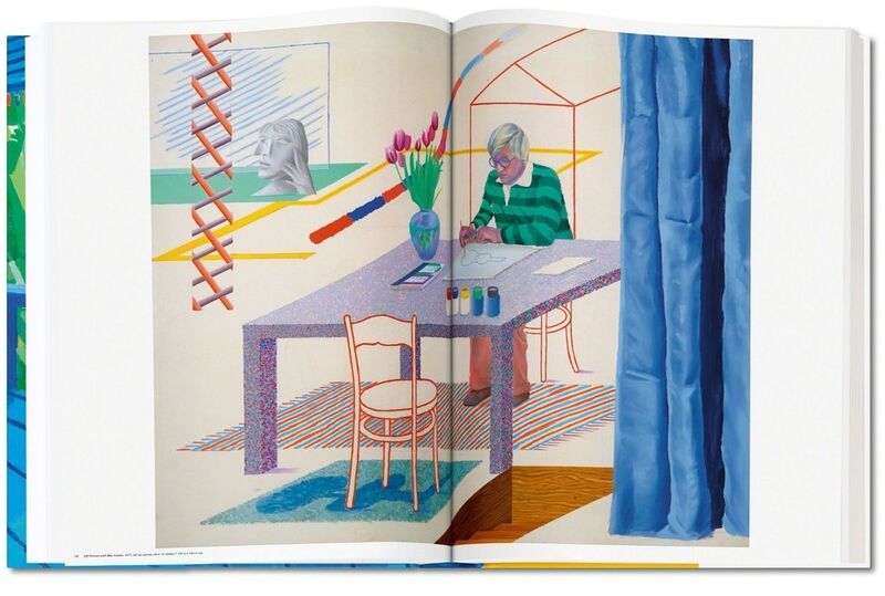 David Hockney, ‘A Bigger Book’, 2016, Other, Hardcover, 498 pages, 13 fold-outs, with an adjustable bookstand designed by Marc Newson, plus an illustrated 680-page chronology book, Edition of 9000, Cynthia Corbett Gallery
