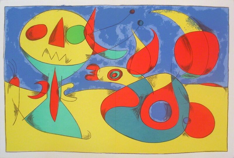 Joan Miró, ‘Zephir Vogel - Zephyr Bird’, 1956, Print, Lithograph, ArtWise