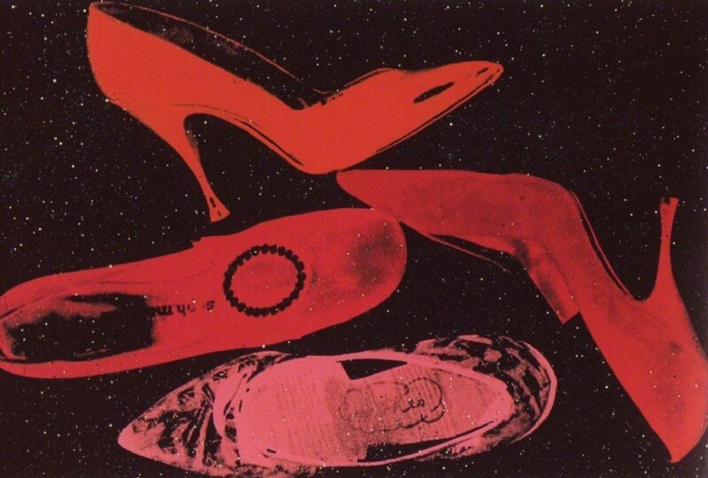 Andy Warhol, ‘Shoes’, 1980, Print, From the portfolio of five screenprints with diamond dust on Arches Aquarelle (Cold Pressed) paper, Coskun Fine Art