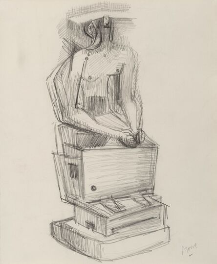Henry Moore, ‘Seated Figure’, 1940