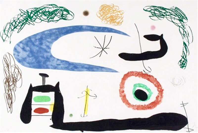 Joan Miró, ‘Dormir sous la Lune’, 1969, Print, Etching and aquatint printed in colours with carborundum, BOCCARA ART