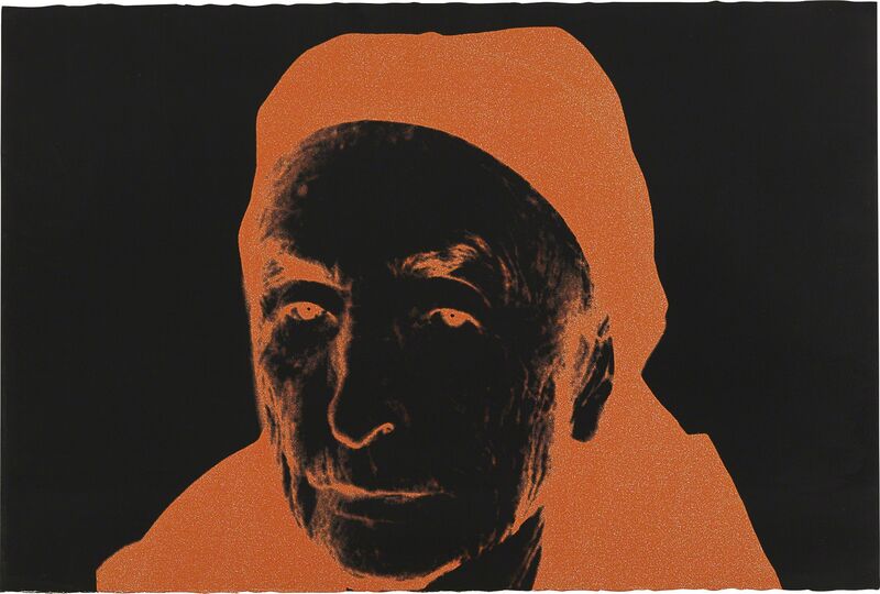 Andy Warhol, ‘Georgia O'Keeffe’, 1979, Print, Unique screenprint in colors with diamond dust, on Arches Aquarelle paper, the full sheet., Phillips