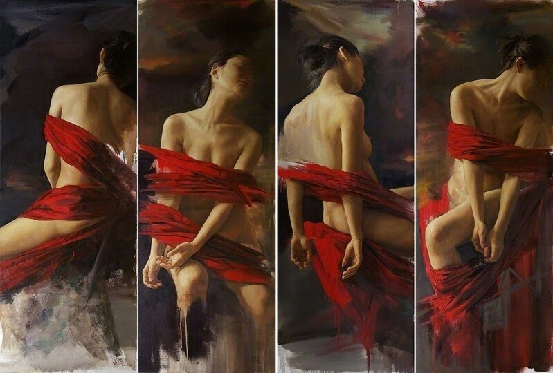 Liu Yuan-Shou, ‘Rotation I ,II,III,IV 旋轉I ,II,III,IV’, 2013-2014 , Painting, Oil on Canvas, Galerie du Monde