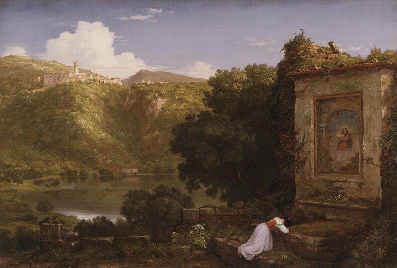 Thomas Cole, ‘Il Penseroso’, 1845, Painting, Oil on canvas, Los Angeles County Museum of Art