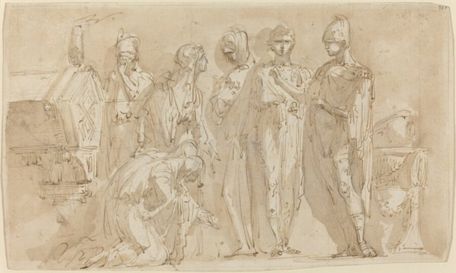 Coriolanus before the Women of Rome