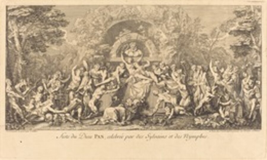Feste du Dieu Pan, celebree par des Sylvains et des Nymphes (Feast of the God Pan Celebrated by Sylvans and Nymphs)