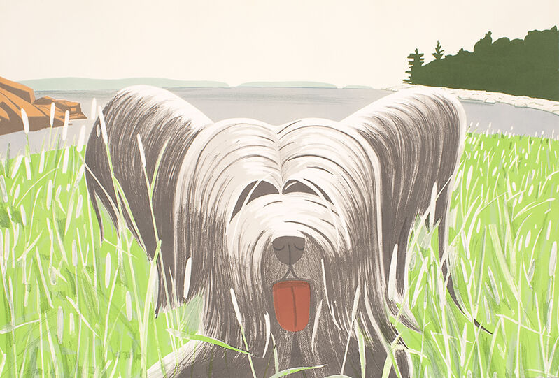 Alex Katz, ‘Dog at Duck Trap’, 1975-1976, Print, Lithograph, Mary Ryan Gallery, Inc