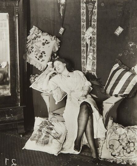 E. J. Bellocq, ‘Marguerite Griffin, Storyville, New Orleans’, circa 1912