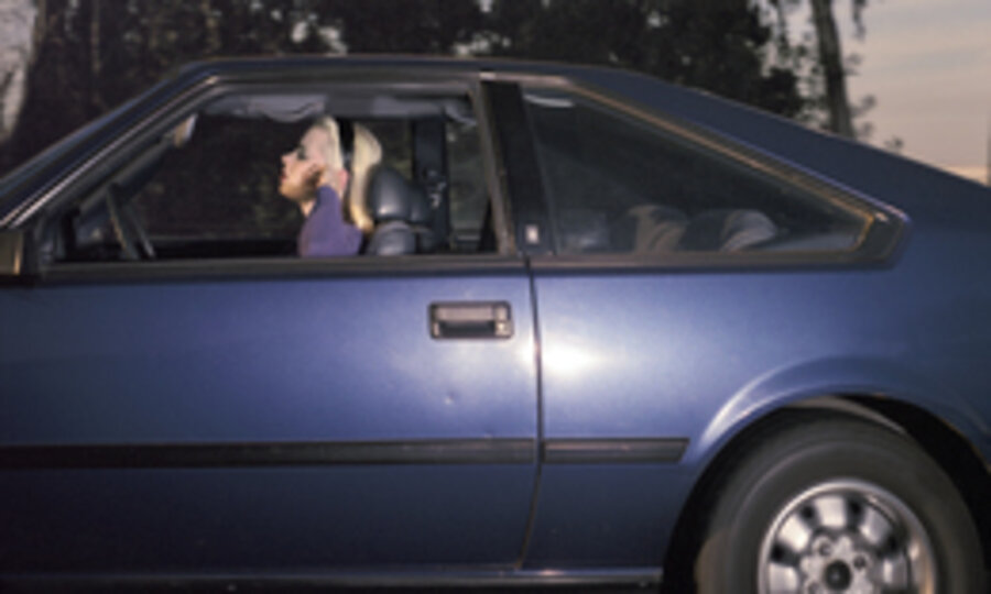 Woman gliding southeast at 64 mph on U.S. Route 101 near Santa Barbara at 4:39 p.m. sometime in March 1991