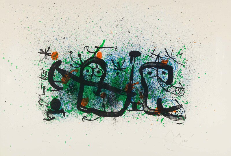 Joan Miró, ‘Ma De Proverbis (Plate 7)’, 1976, Print, Lithograph, ACA Galleries