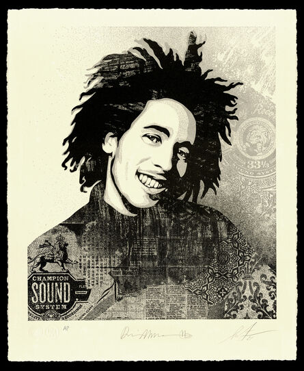 Shepard Fairey, ‘'Bob Marley 40th: Lively Up Yourself'’, 2021