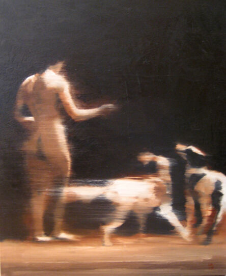 Gary Ruddell, ‘Study of Muybridge Woman with Dogs’, 2010