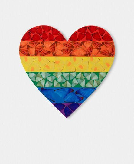 Damien Hirst, ‘Rainbow Heart’, 2020