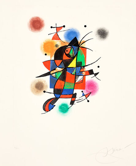 Joan Miró, ‘Gaudí XIV (D. 1073)’, 1979