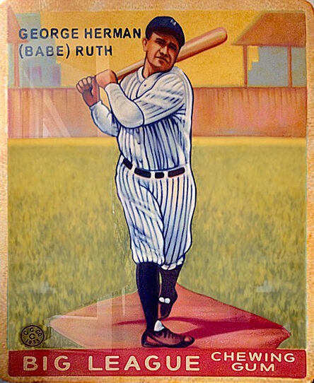 George Mead, ‘1933 Goudey Babe Ruth #144’, 2017