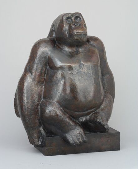 Georges-Lucien Guyot, ‘A Seated Great Gorilla’, ca. 1930