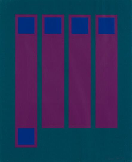 Doug Ohlson, ‘Untitled 1960s Op Art Silkscreen ’, 1968