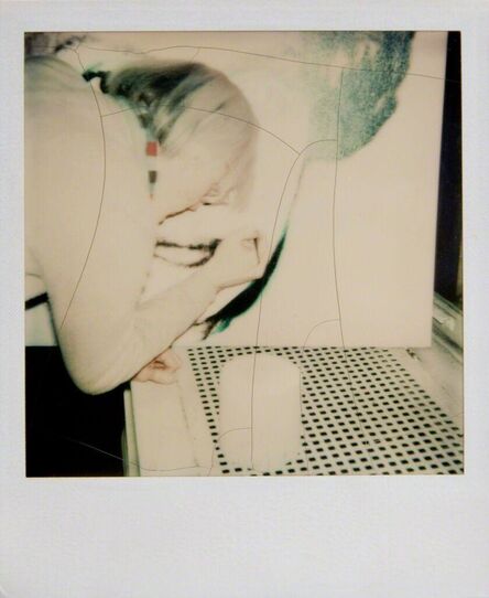 Andy Warhol, ‘Polaroid Photograph of Andy Warhol Painting’, 1980