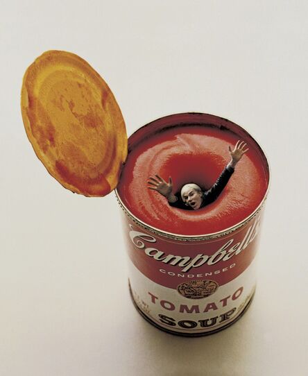 Carl Fischer, ‘Andy Warhol in a Soup Can’, 1969