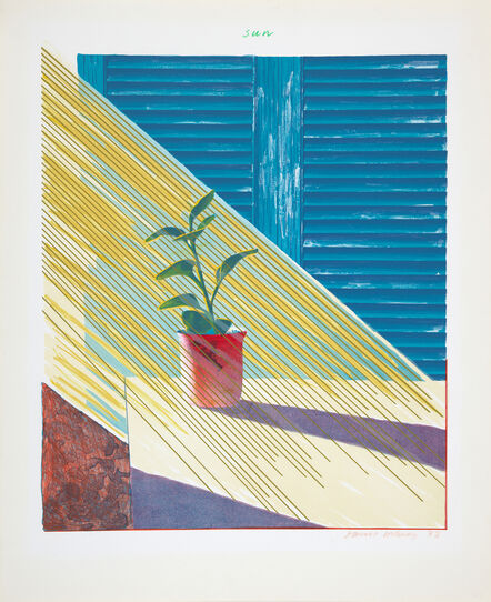 David Hockney, ‘The Weather Series-Sun’, 1973