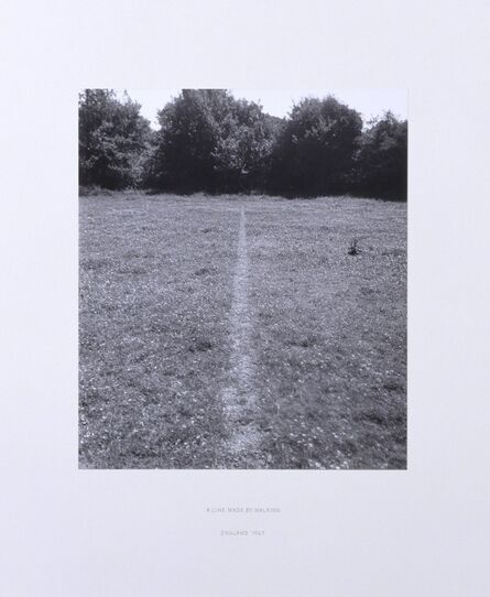 Richard Long, ‘A Line Made by Walking’, 1967