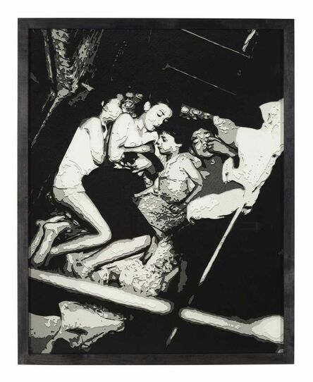 Vik Muniz, ‘Pictures of Paper: Heat Spell, after Weegee’, 2008