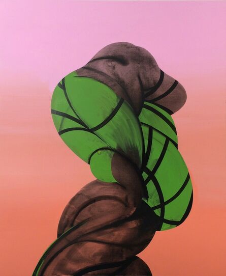 Ian Hughes, ‘Twisted Figure (Bound and Green)’, 2016