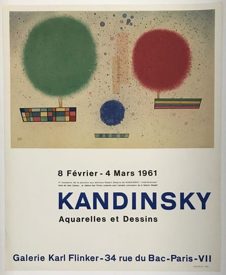 Wassily Kandinsky, ‘Galerie Karl Flinker’, 1961