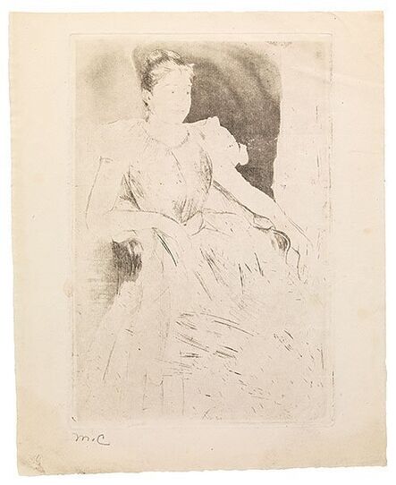 Mary Cassatt, ‘Katharine Kelso Cassatt’, ca. 1889