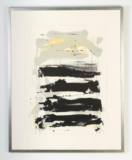 Joan Mitchell, ‘Champs (fields) (Black, yellow, gray)’, 1991