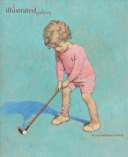 Jessie Willcox Smith, ‘Good Housekeeping Cover, The Little Golfer’, 1928