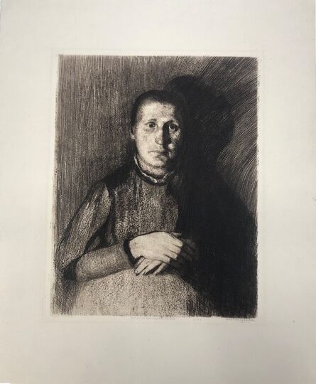 Käthe Kollwitz, ‘Woman with Folded Hands’, 1898-99
