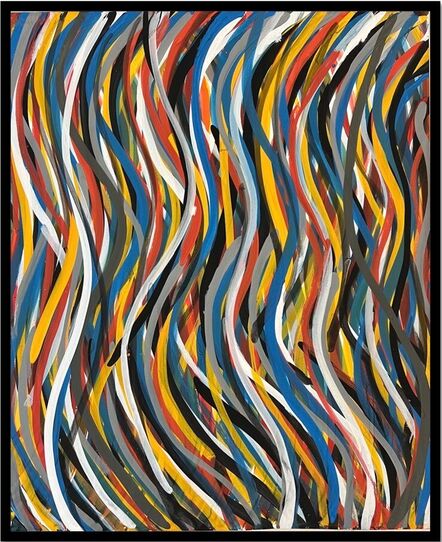 Sol LeWitt, ‘Wavy vertical Brushtrokes’, 1995