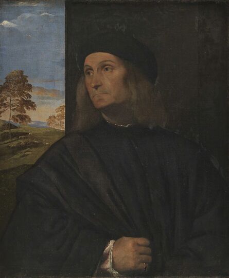 Titian, ‘Portrait of the Venetian Painter Giovanni Bellini’, 1511-1512